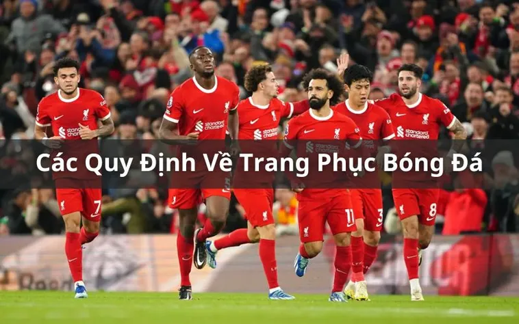 Những Quy Định Về Trang Phục Bóng Đá Chuyên Nghiệp Theo Chuẩn Quốc Tế